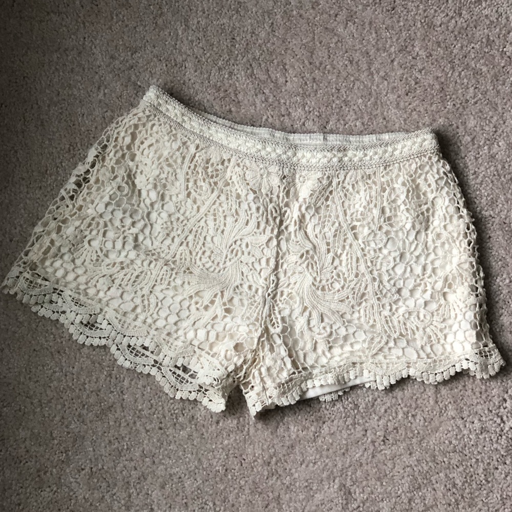 Cream Colored Shorts